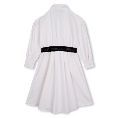 Hemdkleid mit Zipper KARL LAGERFELD KIDS GIRL