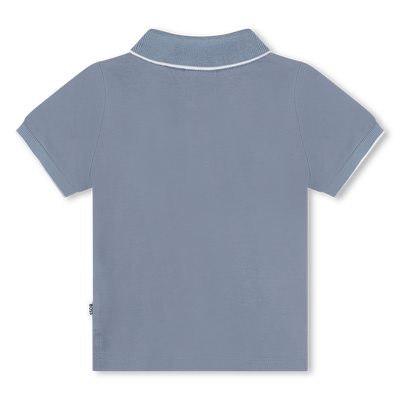 Einfarbiges Piqué-Polo-Shirt BOSS BOY