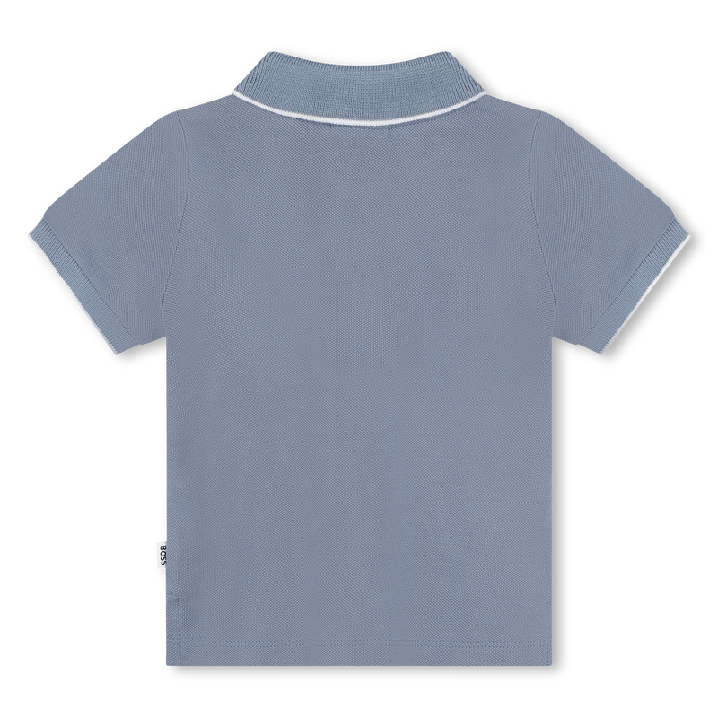 Einfarbiges Piqu&eacute;-Polo-Shirt BOSS 
                        BOY