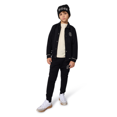 Strickm&uuml;tze mit Logo BOSS BOY