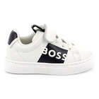 Ledersneaker mit Klettriemen BOSS 
                    BOY