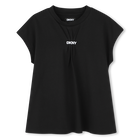 Flie&szlig;endes Baumwoll-T-Shirt DKNY 
                    GIRL