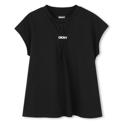 Flie&szlig;endes Baumwoll-T-Shirt DKNY GIRL