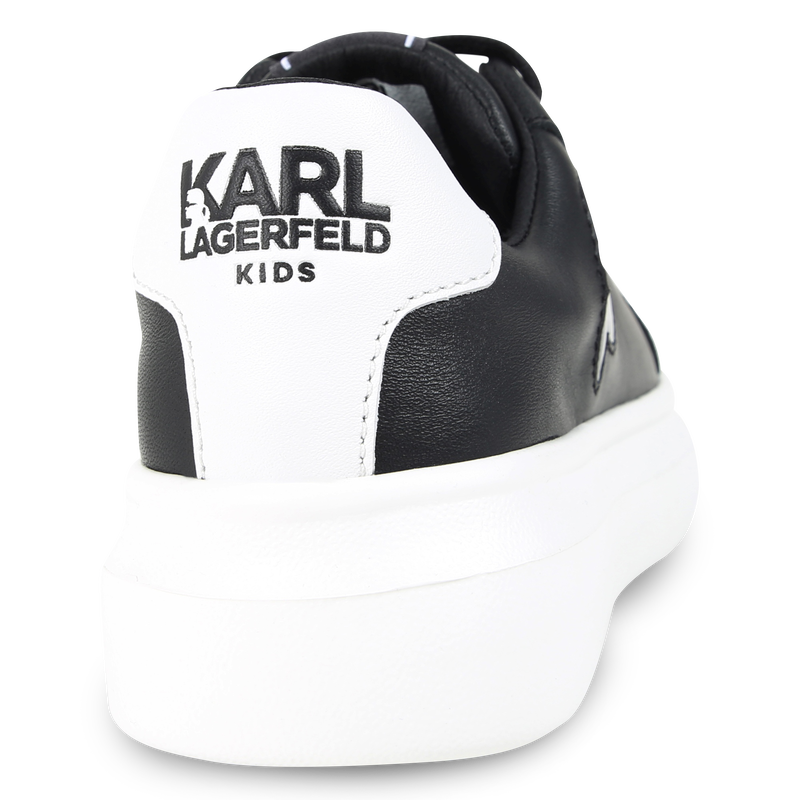 Low-Sneaker aus Leder KARL LAGERFELD KIDS 
                        BOY