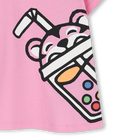 Kurz&auml;rmeliges kleid KENZO KIDS 
                    GIRL