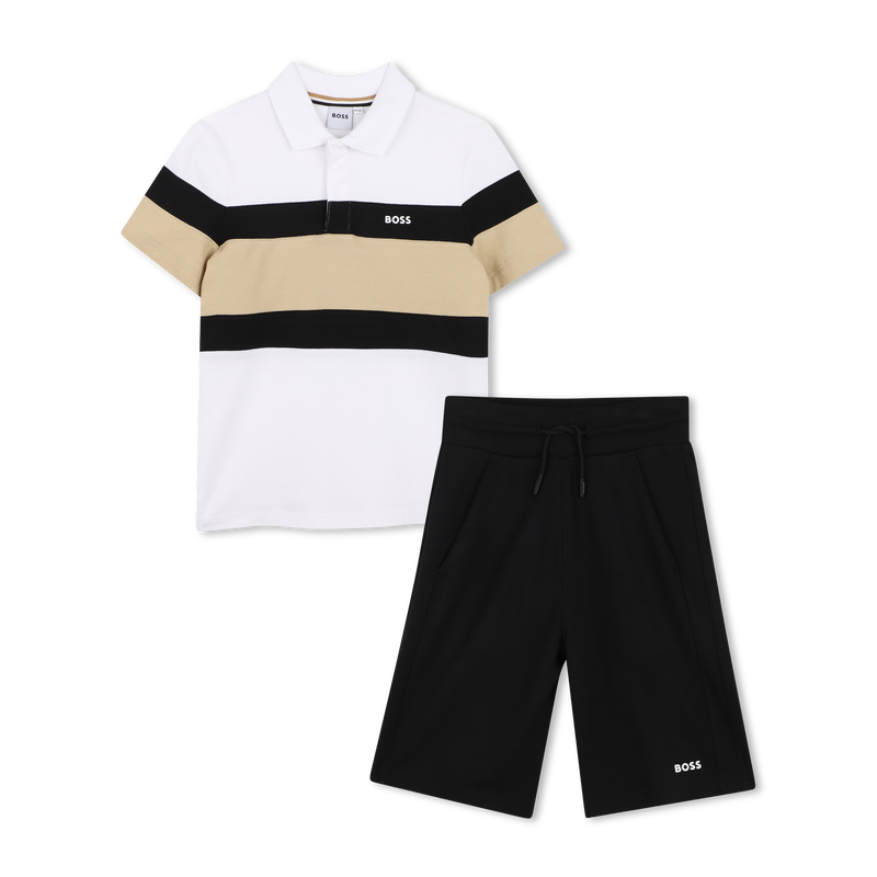 POLO + BERMUDA SET BOSS 
                        BOY