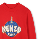 Sweatshirt aus ungeb&uuml;rstetem Fleece KENZO KIDS 
                    BOY