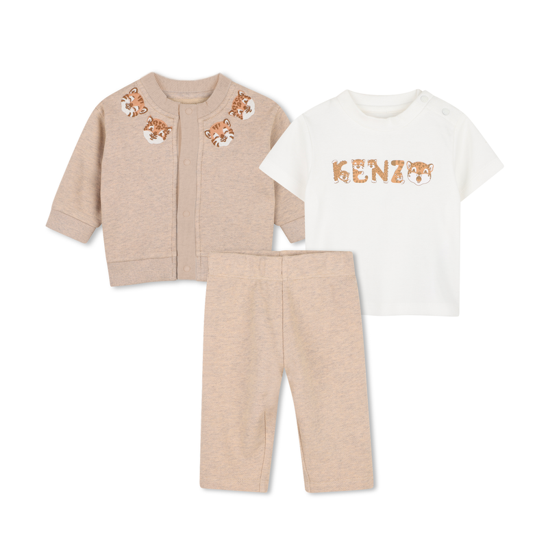 Hose, Cardigan und T-Shirt Set KENZO KIDS 
                        JUNGE