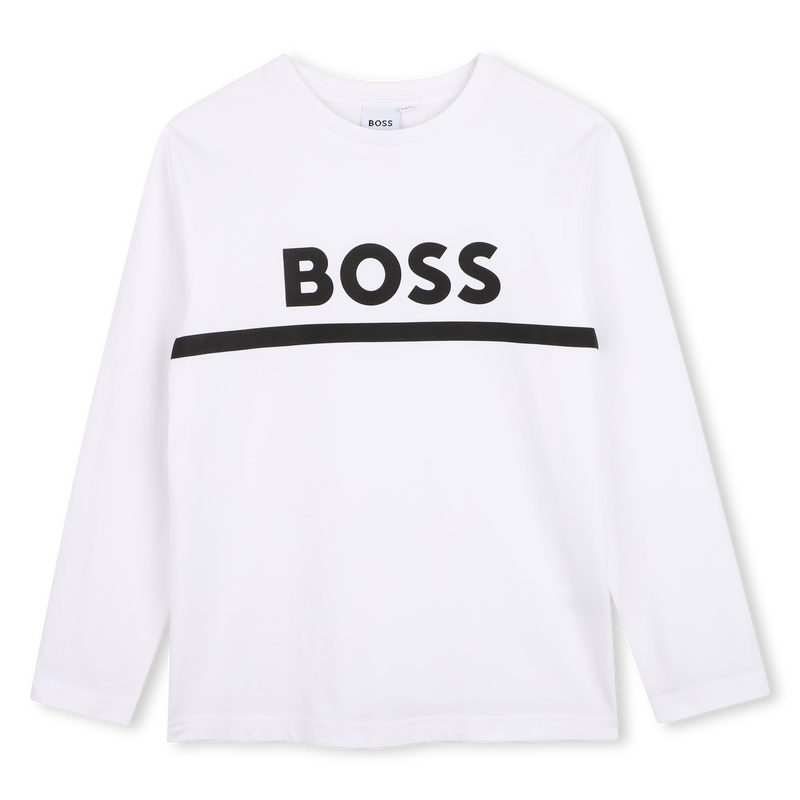Lang&auml;rmeliges t-shirt BOSS 
                        BOY