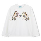 Lang&auml;rmeliges t-shirt KENZO KIDS 
                    UNISEX