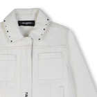 Jacke mit reissverschluss KARL LAGERFELD KIDS 
                    GIRL