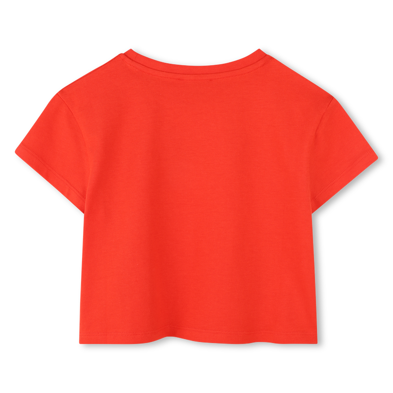 Kurzes Baumwoll-T-Shirt MICHAEL KORS 
                        GIRL