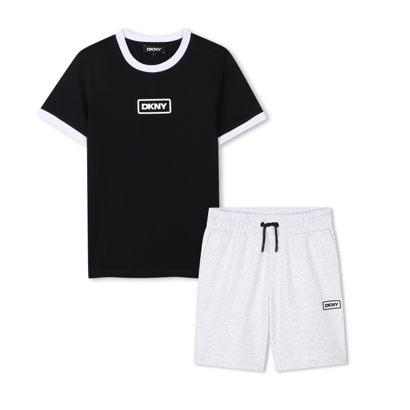 Set mit T-Shirt und Bermudas DKNY 
                        BOY