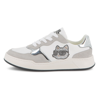 Low-Top-Sneakers mit Schn&uuml;rung KARL LAGERFELD KIDS GIRL