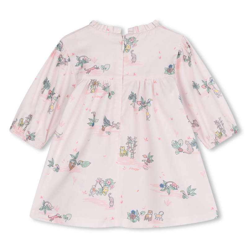 Baumwoll-Kleid und Leggings KENZO KIDS 
                        GIRL