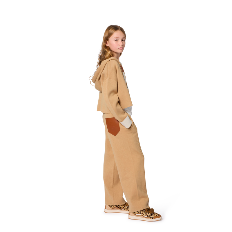 Cardigan aus Strick mit Kapuze LANVIN 
                        GIRL