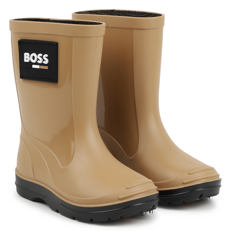 Regenstiefel aus 2 Materialien BOSS 
                        BOY