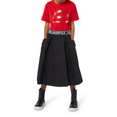 Leder-Stiefeletten KARL LAGERFELD KIDS GIRL