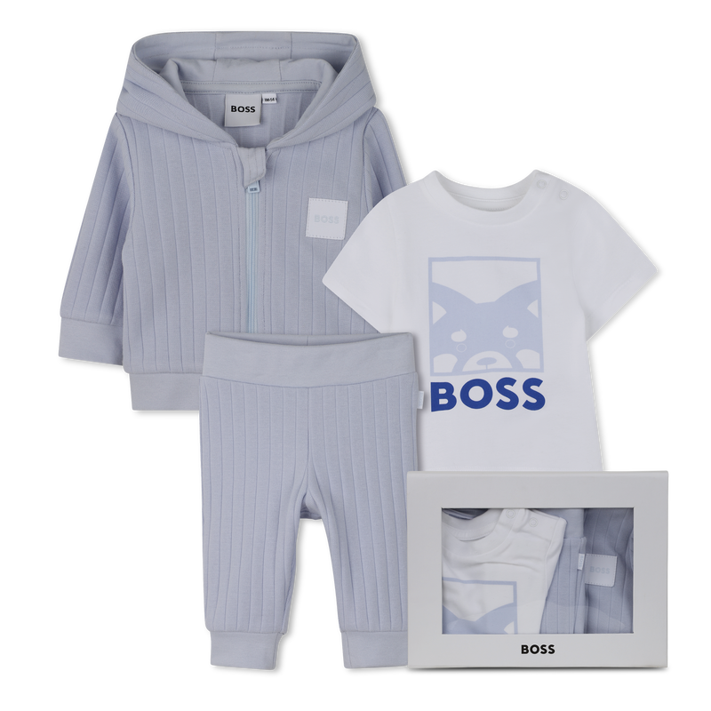 Strickjacke + hose + t-shirt-set BOSS 
                        BOY