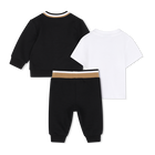 T-shirt + hose + strickjacke set BOSS 
                    BOY