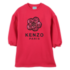 Sweatshirt-Kleid mit Ballon&auml;rmeln KENZO KIDS 
                    GIRL