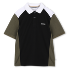 Kurzarm-Polo, SCHWARZ, hi-res