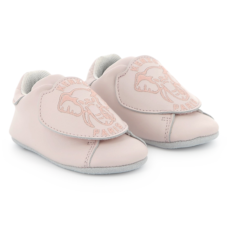 Lederpuschen mit Klett KENZO KIDS 
                        UNISEX