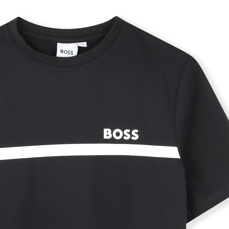KURZ&Auml;RMELIGES T-SHIRT BOSS 
                        BOY