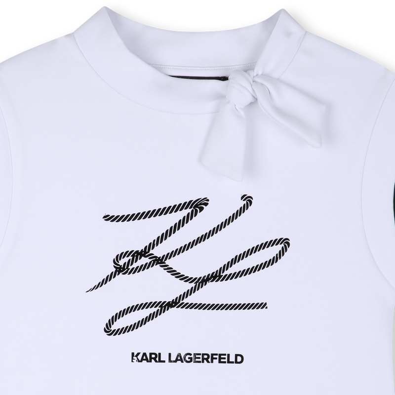 KURZ&Auml;RMELIGES T-SHIRT KARL LAGERFELD KIDS 
                        GIRL