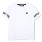 T-Shirt mit kurzen &Auml;rmeln, WEISS, hi-res