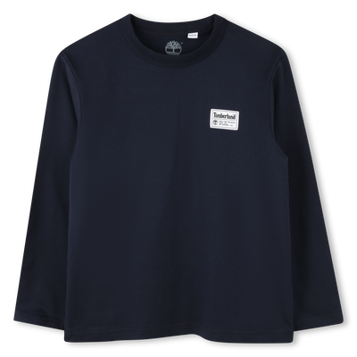 Unifarbenes T-Shirt mit Logo TIMBERLAND BOY