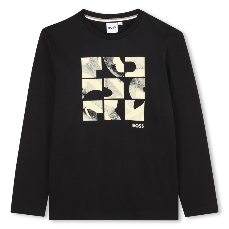 Langarm-T-Shirt BOSS 
                        BOY