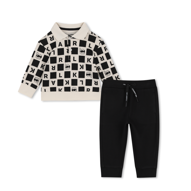 Polo- und Hosen-Set KARL LAGERFELD KIDS 
                        JUNGE