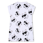 Kurz&auml;rmeliges kleid KARL LAGERFELD KIDS 
                    GIRL
