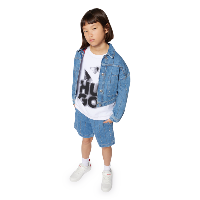 Schn&uuml;rsneaker mit Klett HUGO 
                        BOY