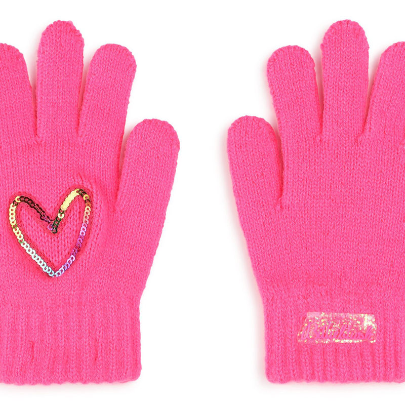 Handschuhe mit Paillettenherz BILLIEBLUSH 
                        GIRL