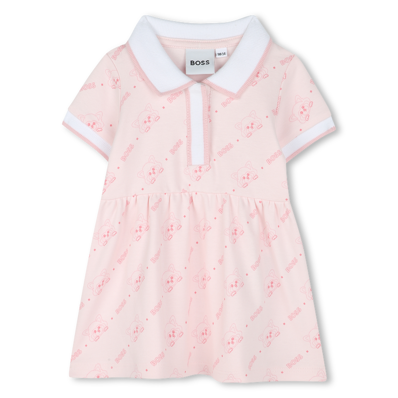 Bedrucktes Polokleid BOSS 
                        GIRL