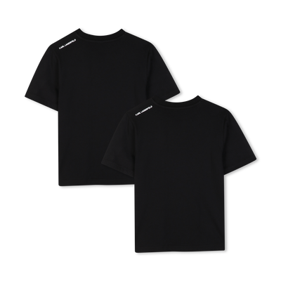 SET MIT 2 KURZ&Auml;RMELIGEN T-SHIRTS KARL LAGERFELD KIDS BOY