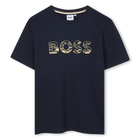 Kurz&auml;rmeliges T-Shirt, MARINE, hi-res
