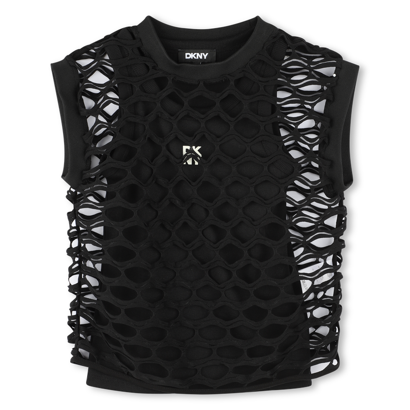 Zweifarbiges 2-in-1-Shirt DKNY 
                        GIRL