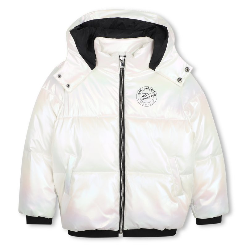 Steppjacke mit Kapuze KARL LAGERFELD KIDS 
                        GIRL