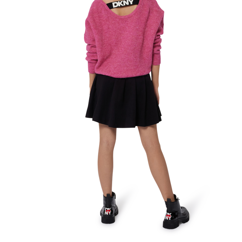 Leder-Stiefeletten mit Zipper DKNY 
                        GIRL