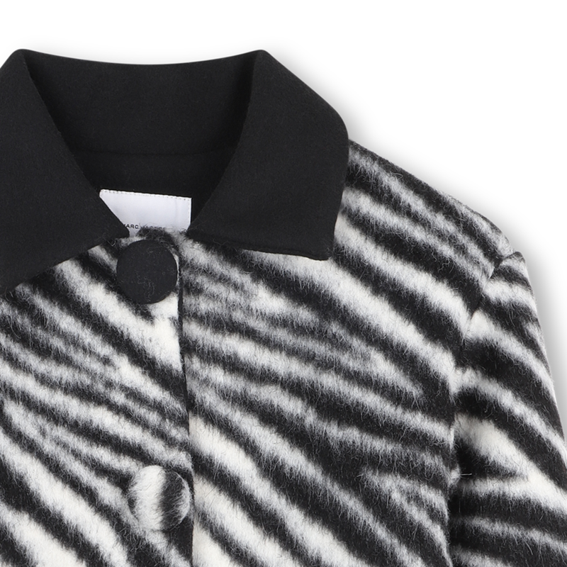 Langer Mantel mit Zebra-Vollmuster MARC JACOBS 
                        GIRL