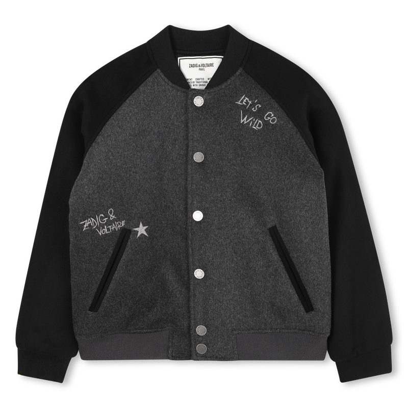 Zweifarbige Bomberjacke ZADIG & VOLTAIRE 
                        UNISEX