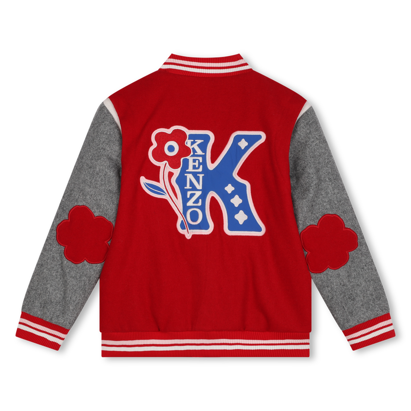 Wolljacke mit Stickerei KENZO KIDS 
                        GIRL