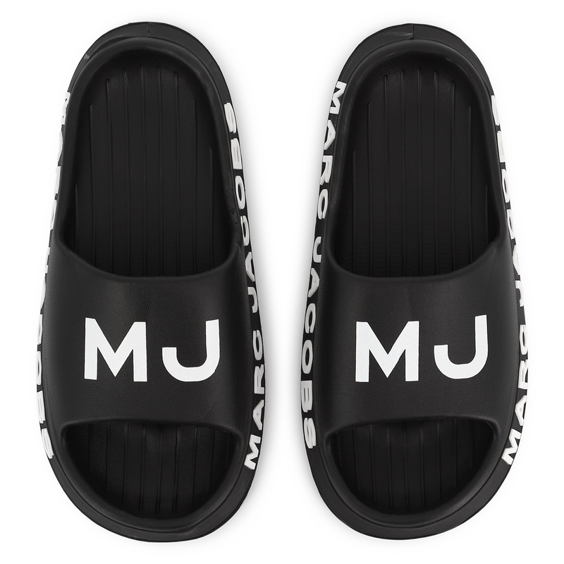 Pantoletten mit Markenlogo MARC JACOBS 
                        BOY