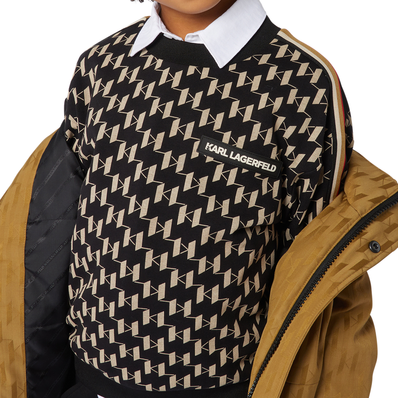 Sweatshirt mit Print KARL LAGERFELD KIDS 
                        BOY