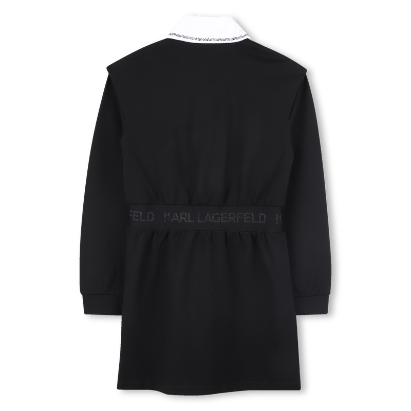 Langärmeliges Kleid KARL LAGERFELD KIDS 
                        GIRL