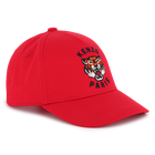 Baumwoll-Cap mit Stickerei, NEON ROT, hi-res