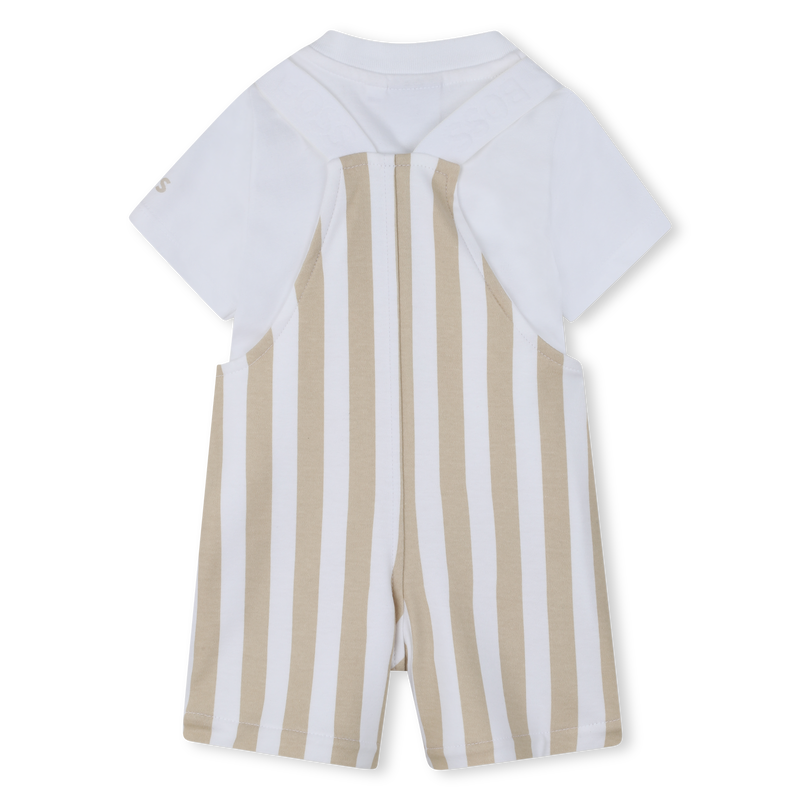 OVERALL + T-SHIRT-SET BOSS 
                        BOY